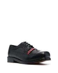 Chaussures brogues en cuir noires Stefan Cooke
