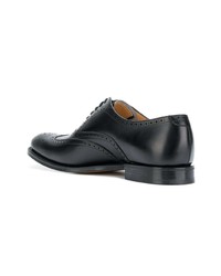 Chaussures brogues en cuir noires Church's