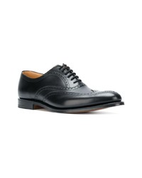 Chaussures brogues en cuir noires Church's