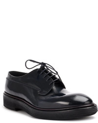 Chaussures brogues en cuir noires Premiata