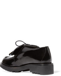 Chaussures brogues en cuir noires Robert Clergerie