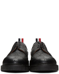 Chaussures brogues en cuir noires Thom Browne