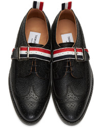 Chaussures brogues en cuir noires Thom Browne