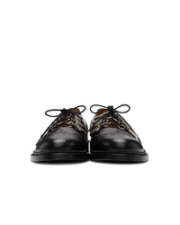 Chaussures brogues en cuir noires Toga Virilis