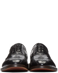 Chaussures brogues en cuir noires H By Hudson