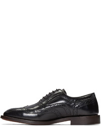 Chaussures brogues en cuir noires H By Hudson