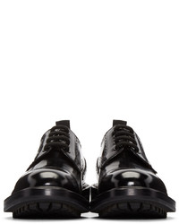 Chaussures brogues en cuir noires Marc Jacobs
