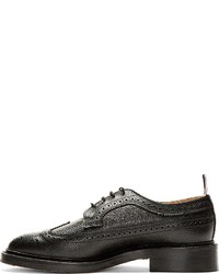 Chaussures brogues en cuir noires Thom Browne