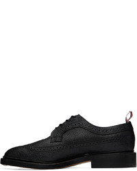 Chaussures brogues en cuir noires Thom Browne