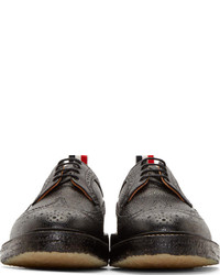 Chaussures brogues en cuir noires Thom Browne