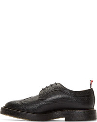 Chaussures brogues en cuir noires Thom Browne