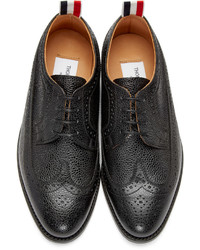 Chaussures brogues en cuir noires Thom Browne