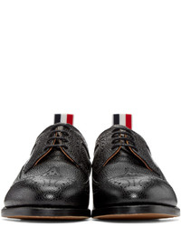 Chaussures brogues en cuir noires Thom Browne