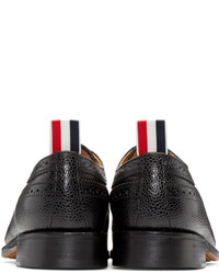 Chaussures brogues en cuir noires Thom Browne