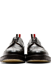 Chaussures brogues en cuir noires Thom Browne