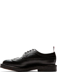 Chaussures brogues en cuir noires Thom Browne