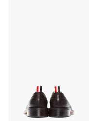 Chaussures brogues en cuir noires Thom Browne