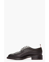 Chaussures brogues en cuir noires Thom Browne