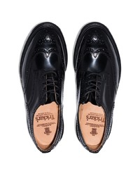 Chaussures brogues en cuir noires Tricker's