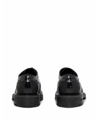 Chaussures brogues en cuir noires Burberry