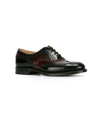 Chaussures brogues en cuir noires Church's