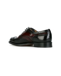 Chaussures brogues en cuir noires Church's