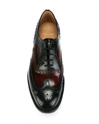 Chaussures brogues en cuir noires Church's