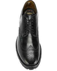 Chaussures brogues en cuir noires Officine Creative