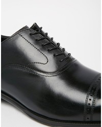 Chaussures brogues en cuir noires Aldo