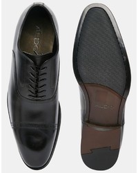 Chaussures brogues en cuir noires Aldo