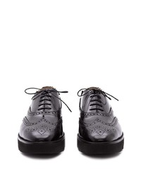 Chaussures brogues en cuir noires JW Anderson