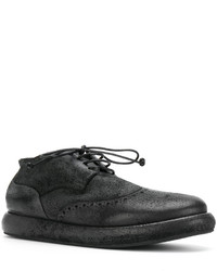 Chaussures brogues en cuir noires Marsèll