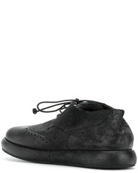 Chaussures brogues en cuir noires Marsèll