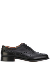 Chaussures brogues en cuir noires Church's