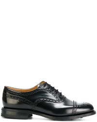 Chaussures brogues en cuir noires Church's