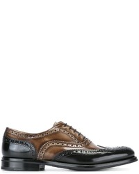 Chaussures brogues en cuir noires Church's