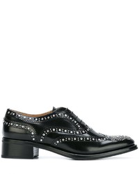 Chaussures brogues en cuir noires Church's