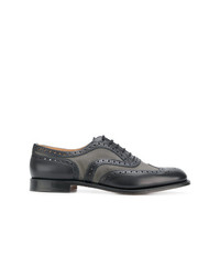 Chaussures brogues en cuir noires Church's