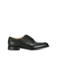 Chaussures brogues en cuir noires Church's