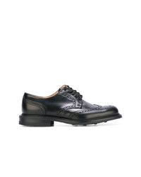 Chaussures brogues en cuir noires Church's