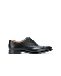 Chaussures brogues en cuir noires Church's