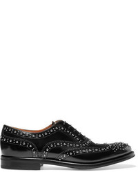 Chaussures brogues en cuir noires Church's