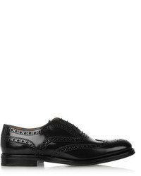 Chaussures brogues en cuir noires Church's