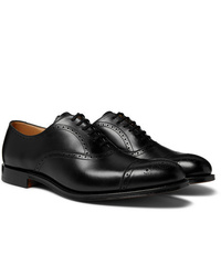 Chaussures brogues en cuir noires Church's
