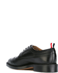 Chaussures brogues en cuir noires Thom Browne