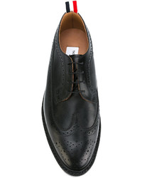 Chaussures brogues en cuir noires Thom Browne