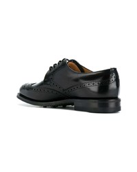 Chaussures brogues en cuir noires Church's