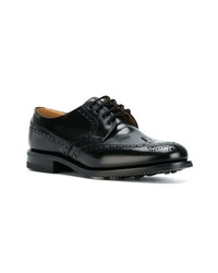 Chaussures brogues en cuir noires Church's