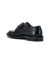 Chaussures brogues en cuir noires Alden