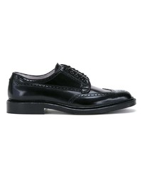 Chaussures brogues en cuir noires Alden